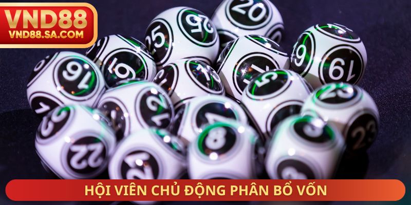 Hội viên chủ động phân bổ vốn