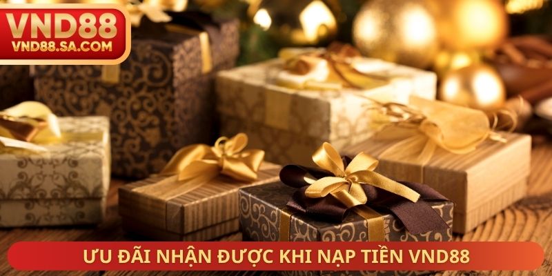 Ưu đãi nhận được khi nạp tiền VND88